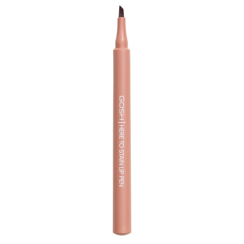GOSH - Here To Stain Lip Pen - Стойкий карандаш-фломастер для контура губ - 004 Mocha Stain - 1ml