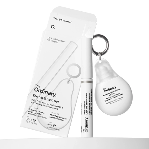 The Ordinary - The Lip & Lash Set - Набір з бальзаму для губ і сироватки для вій та брів - 5ml + 15ml