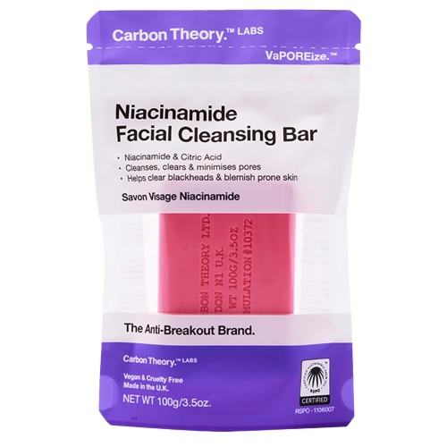 Carbon Theory - VaPOREize Cleansing Bar - Мыло с ниацинамидом - 100g