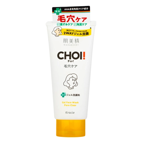 Kracie - Hadabisei CHOI Pore Care Gel Face Wash - Гель для вмивання обличчя - 110g