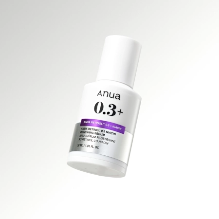 Anua - Nano Retinol 0,3% + Niacin Renewing Serum - Разглаживающая и осветляющая сыворотка с ретинолом - 30ml