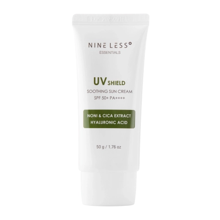 Nine Less - Essentials UV Shield Soothing Sun Cream SPF 50+/PA++++ - Зволожувальний сонцезахисний крем - 50g