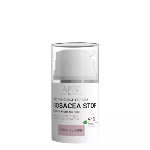 Apis - Заспокійливий нічний крем проти почервоніння шкіри - Rosacea Stop - Soothing Night Cream - 50ml