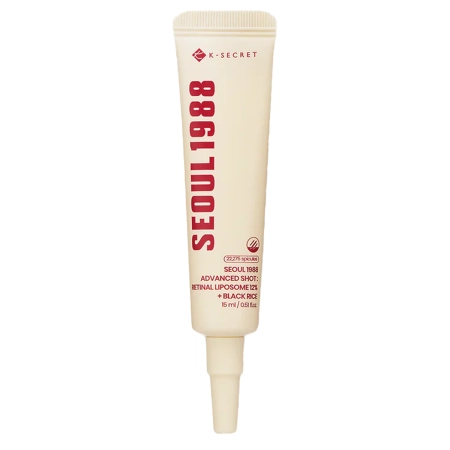K-SECRET - SEOUL 1988 Advanced Shot : Retinal Liposome 12% + Black Rice - Сыворотка с ретиналем против морщин - 15ml