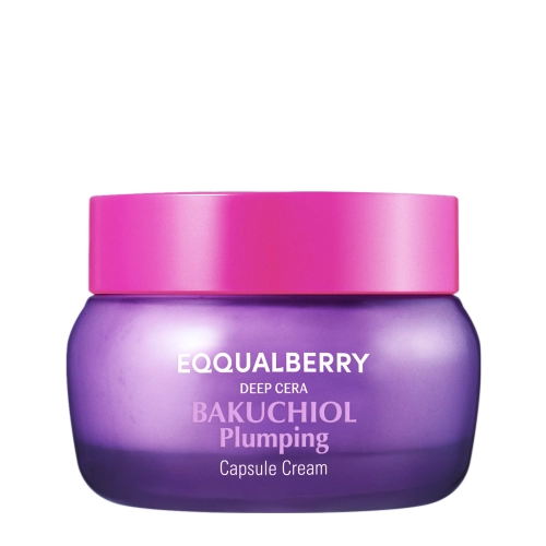 EQQUALBERRY - Bakuchiol Plumping Capsule Cream - Укрепляюще-увлажняющий крем с бакучиолом - 50ml