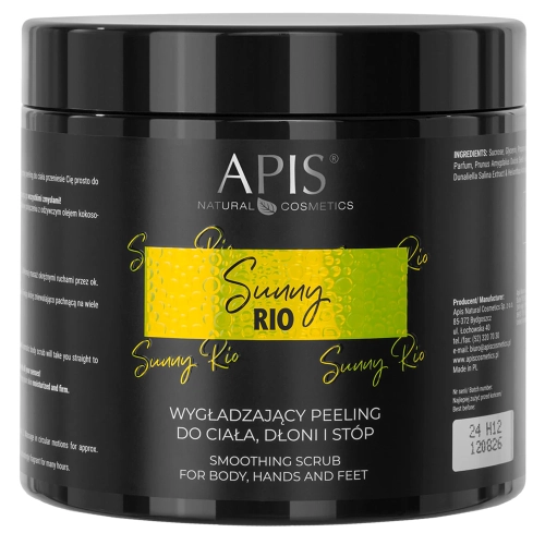 Apis - Sunny Rio - Розглаживающий пилинг для тела, рук и стоп - 700g