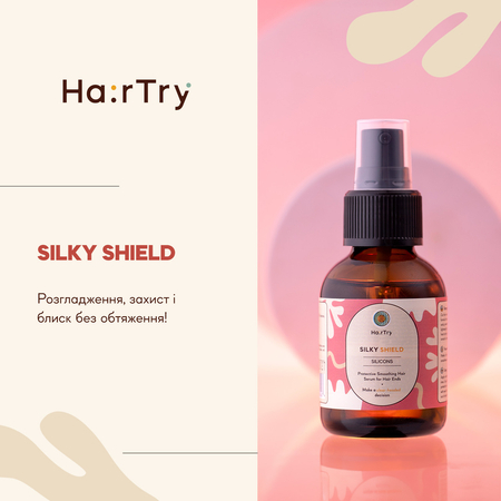 HairTry - Silky Shield - Защитная сыворотка для разглаживания кончиков волос - 50ml