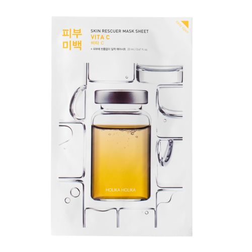 Holika Holika - Skin Rescuer Mask Sheet - Vita C - Осветляющая маска с витамином C