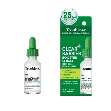 Troubless - Clear Barrier Plus Booster - Укрепляющая сыворотка для лица - 30ml