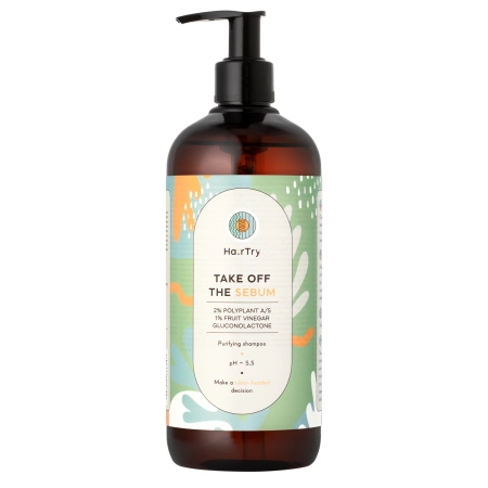 HairTry - Take Off The Sebum - Очищающий шампунь - 500ml