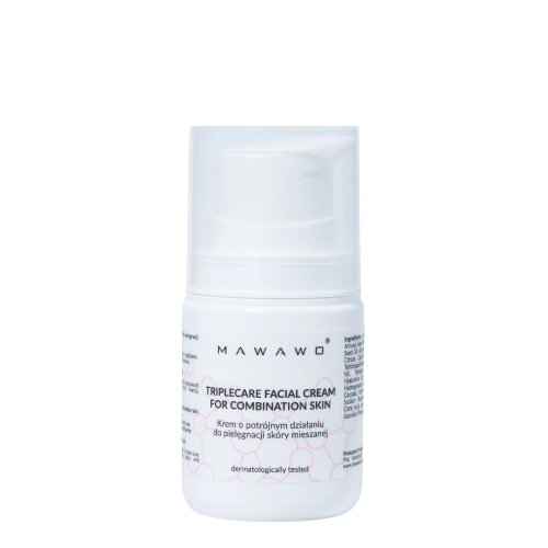 Mawawo - Triplecare Facial Cream For Combination Skin - Крем тройного действия для комбинированной кожи - 50ml