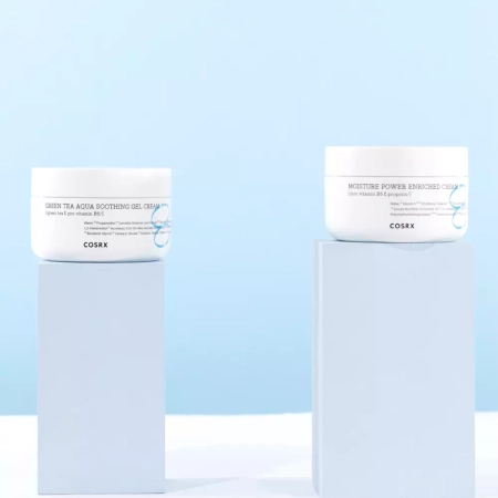 Cosrx - Hydrium Green Tea Aqua Soothing Gel Cream - Успокаивающий крем с экстрактом зеленого чая - 50ml