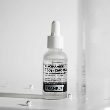 Frankly - Niacinamide 15% Zinc Beads Serum - Сыворотка от высыпаний с ниацинамидом 15% и цинком - 30ml