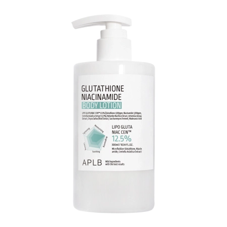 APLB - Glutathione Niacinamide Body Lotion - Осветляюще-увлажняющий лосьон для тела - 300ml