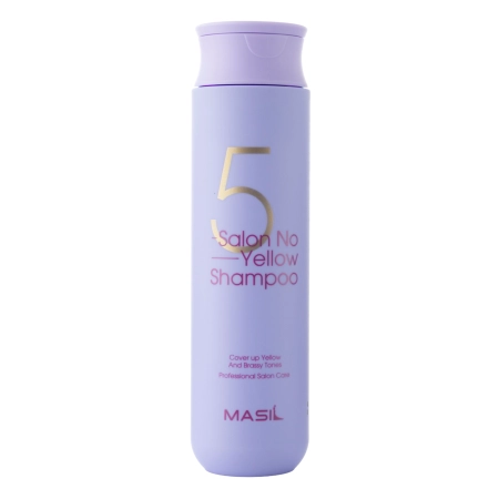 Masil - 5 Salon No Yellow Shampoo - Тонирующий шампунь для окрашенных волос - 300ml