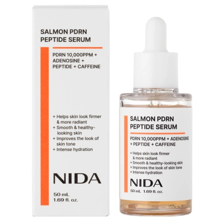NIDA - Salmon PDRN Peptide Serum - Відновлювальна сироватка з пептидами та PDRN - 50ml