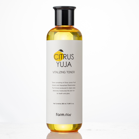 Farmstay - Citrus Yuja Vitalizing Toner - Восстанавливающий тоник для лица с экстрактом юзу - 280ml