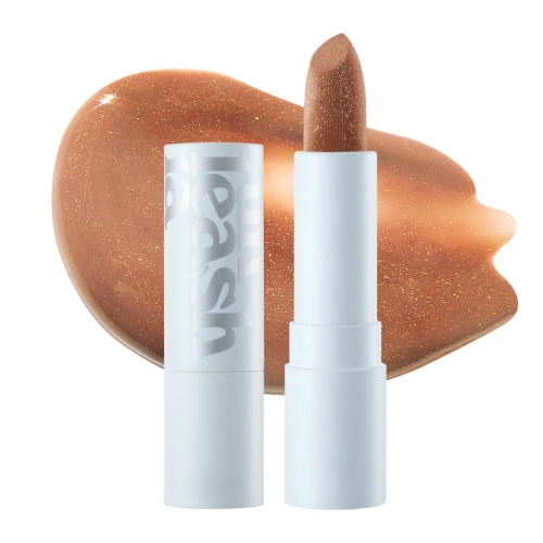 Unleashia - Glacier Vegan Lip Balm - Зволожувальний бальзам для губ з глітером - No.3 Nude Bluff - 3,3g