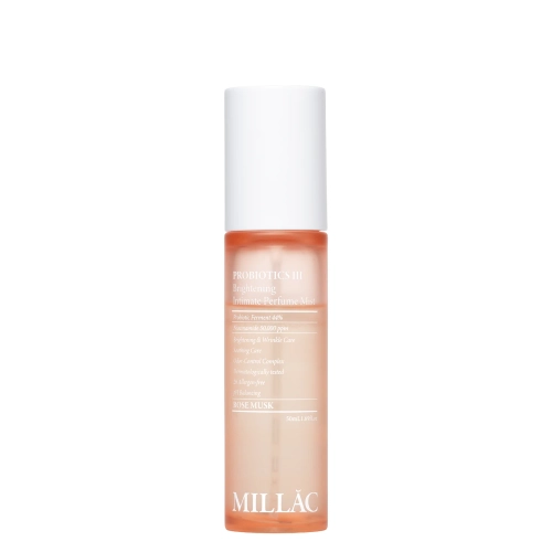 MILLAC - Probiotics III Brightening Intimate Perfume Mist - Пробиотический парфюмированный спрей для интимной зоны - Rose Musk - 50ml