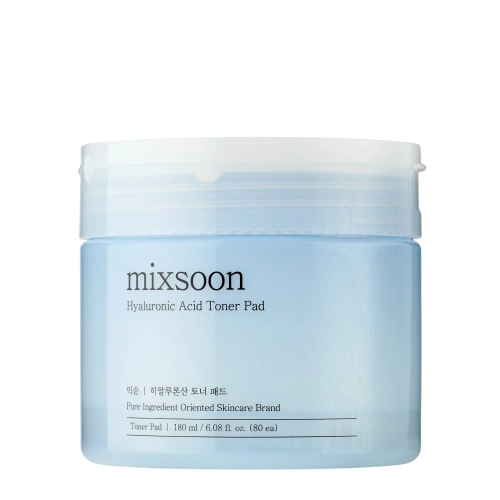 Mixsoon - Hyaluronic Acid Toner Pad - Увлажняющие пэды для лица - 180ml/80шт.