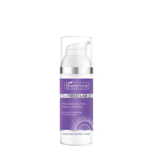 Bielenda Professional - Заспокійливий та зволожуючий крем із мікробіотиками - Supremelab - Microbiome Pro Care - 50ml