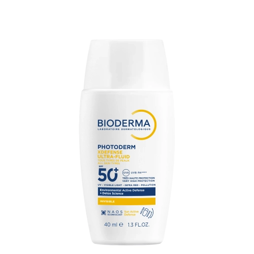 Bioderma - Photoderm XDefense Ultra-Fluid SPF 50+ - Солнцезащитный ультралегкий флюид - 40ml