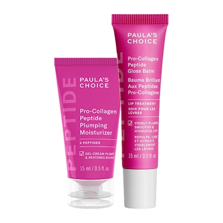 Paula's Choice - Plumping Headliners - Набір засобів для обличчя та губ з пептидами - 15ml + 15ml