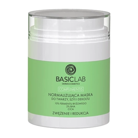 BasicLab - Complementis - Нормалізуюча маска для обличчя, шиї та декольте - 50ml