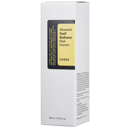 Cosrx - Advanced Snail Radiance Dual Essence - Есенція зі слизом равлика - 80ml
