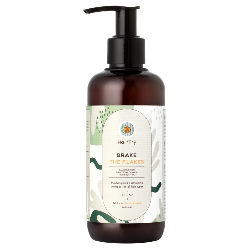 HairTry - Brake the flakes - Нормализующий шампунь с салициловой кислотой - 250ml