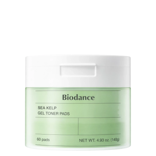 Biodance - Sea Kelp Gel Toner Pad - Заспокійливі педи для обличчя - 60шт