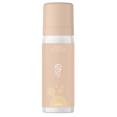 LOVRO - Bubble Foundation - Тональна основа з повітряною формулою для сяйва шкіри - 02 Vanilla - 50ml