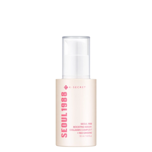 K-SECRET - SEOUL 1988 Boosting Serum : Collagen Complex 7 + Red Ginseng - Сироватка з колагеном і екстрактом женьшеню - 30ml