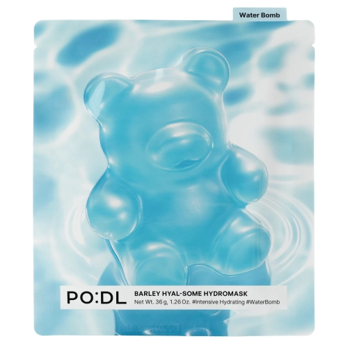 PO:DL - Barley Hyal-Some Hydromask - Гелева зволожувальна маска для обличчя - 1шт/36g