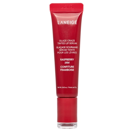 Laneige - Glaze Craze Tinted Lip Serum - Тонирующая сыворотка для губ - Raspberry Jam - 12g