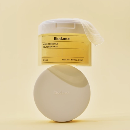 Biodance - Vita Niacinamide Gel Toner Pads - Осветляющие пэды для лица - 60шт