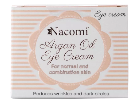 Nacomi - Натуральный крем под глаза с аргановым маслом - Naturalny Arganowy Krem pod Oczy - 15ml