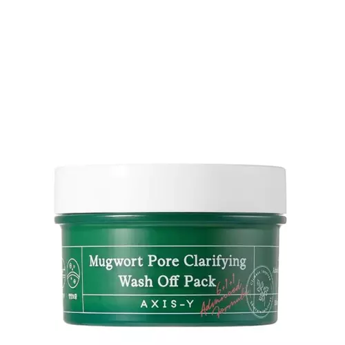 Axis-y - Mugwort Pore Clarifying Wash Off Pack - Очищувальна маска для обличчя з екстрактом полину - 100ml