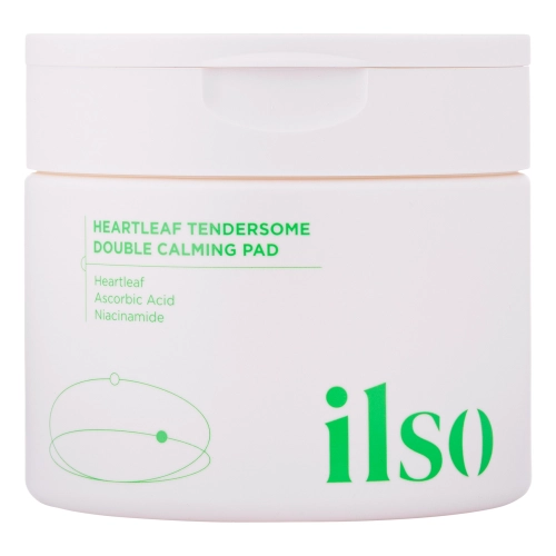 Ilso - Heartleaf Tendersome Double Calming Pad - Успокаивающие пэды для лица - 60шт./320g