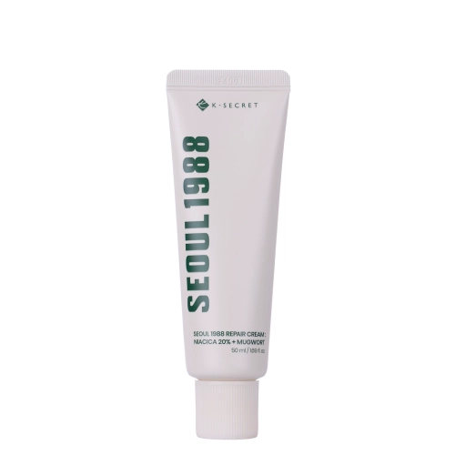 K-SECRET - SEOUL 1988 Repair Cream: Niacica 20% + Mugwort - Восстанавливающий крем для лица - 50ml