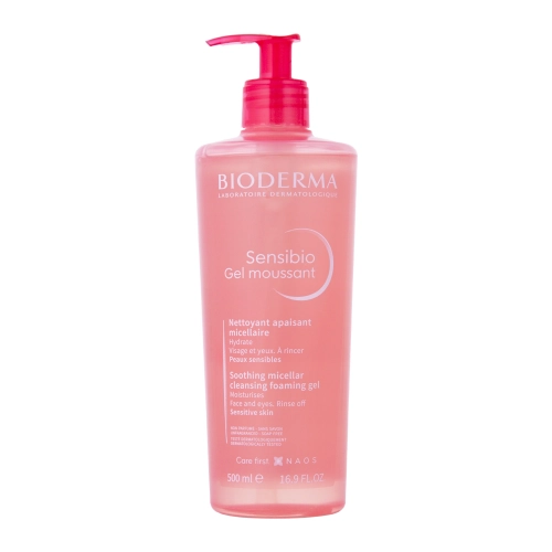Bioderma - Sensibio Gel Moussant - Заспокійливий міцелярний гель для вмивання - 500ml
