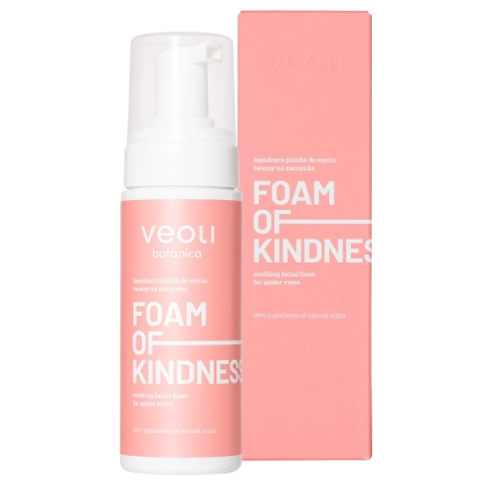 Veoli Botanica - Foam Of Kindness - Успокаивающая пенка для умывания кожи с куперозом - 150ml