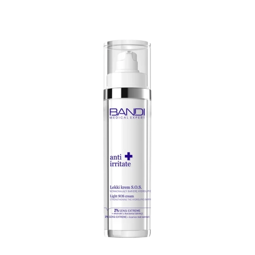 Bandi - Medical Expert - Anti Irritate - Light SOS Cream - Легкий SOS-крем для укрепления гидролипидного барьера - 50ml