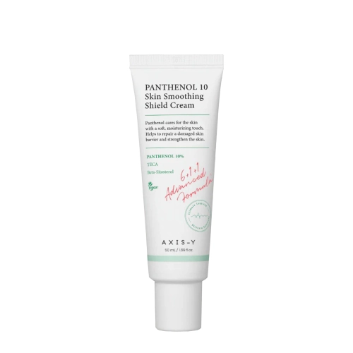 Axis-y - Panthenol 10 Skin Smoothing Shield Cream - Регенерирующий крем для лица с пантенолом - 50ml