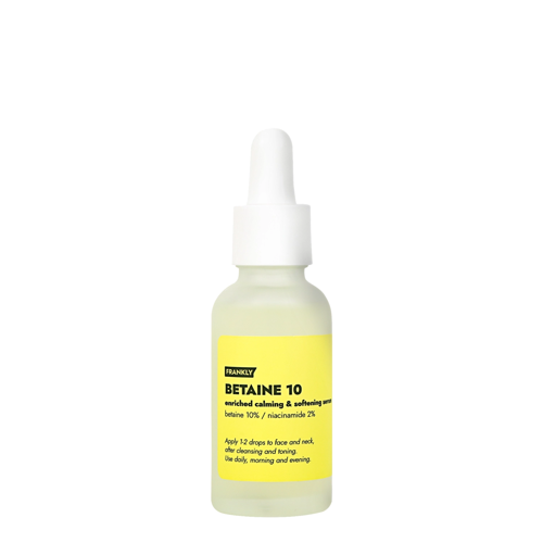 Frankly - Betaine 10 Enriched Calming & Softening Serum - Увлажняющая и успокаивающая сыворотка для лица - 30ml