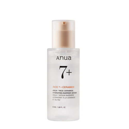 Anua - Rice 7 Ceramide Hydrating Barrier Serum - Осветляющая рисовая сыворотка для лица - 50ml