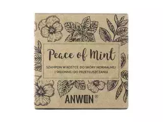 Anwen - Твердый шампунь для нормальной и жирной кожи головы - Peace Of Mint - 75g