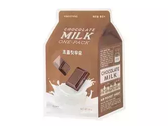 A'pieu - Milk One Pack Mask - Chocolate - Интенсивно увлажняющая маска для лица - 21 g