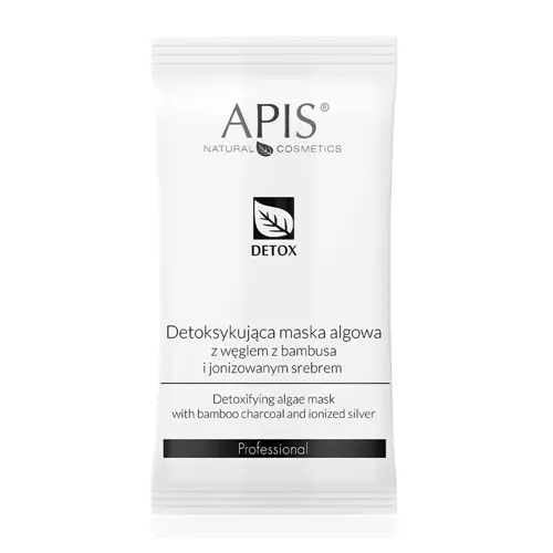 Apis - Альгинатная маска для проблемной кожи с бамбуковым углем и ионизированным серебром - Detox - 20g