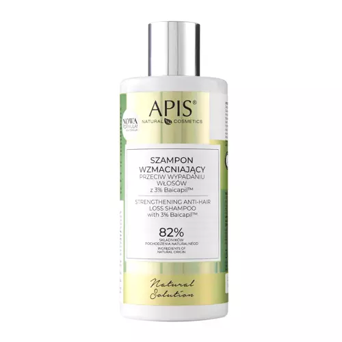 Apis - Natural Solution - Укрепляющий шампунь против выпадения волос с комплексом Baicapil™ 3% - 300ml